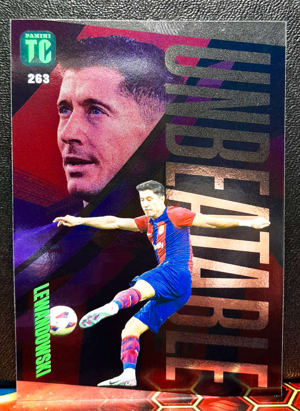 Panini Top Class - Lewandowski 263 - Unbeatable - RARE Foil  - 2024 - NM