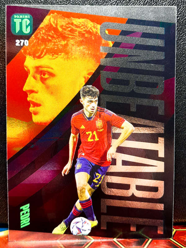 Panini Top Class - Pedri 270 - Unbeatable - RARE Foil  - 2024 - NM