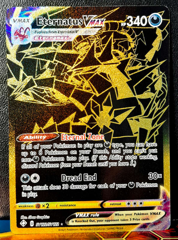 Pokemon Card - Eternatus SV122/SV122 - Shiny Vault - Textured Holofoil - NM