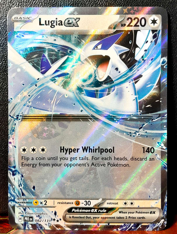 Pokemon Card - Lugia EX 082/131 - Holofoil Double Rare - Prismatic Evolutions  NM