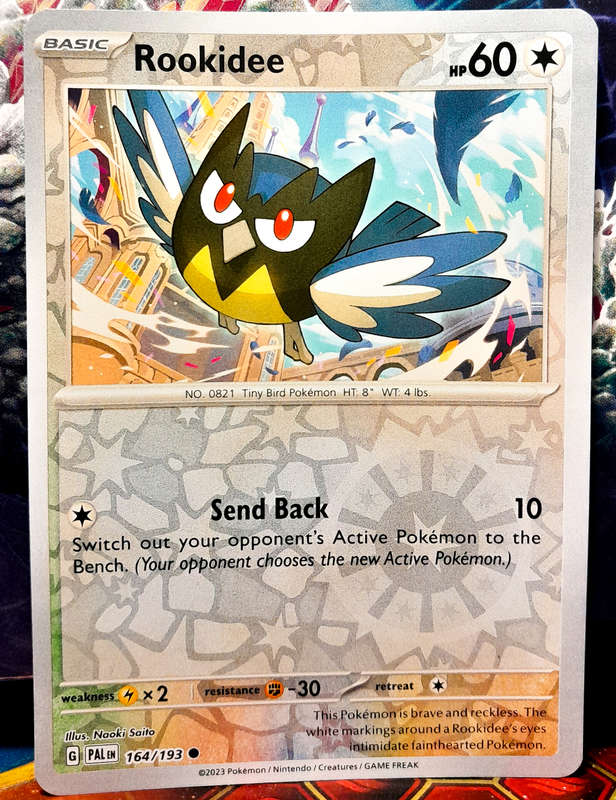 Pokemon Card - Rookidee 164/193 - Reverse Holo - Paldea Evolved NM
