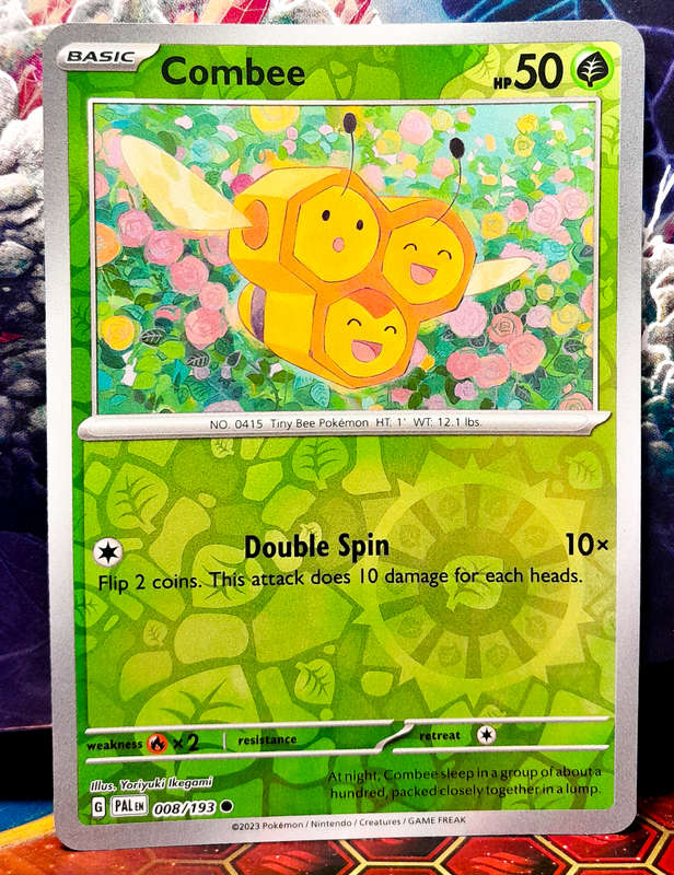 Pokemon Card - Combee 008/193 - Reverse Holo - Paldea Evolved NM