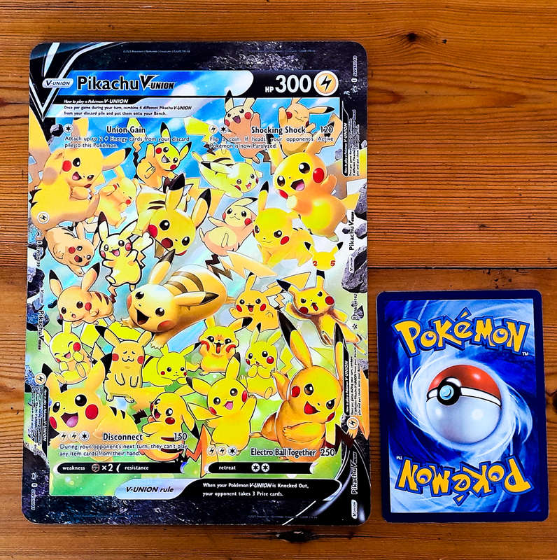 Pokemon Card - Pikachu V-union - Celebrations 25th Anniversary  - JUMBO PROMO CARD - NM