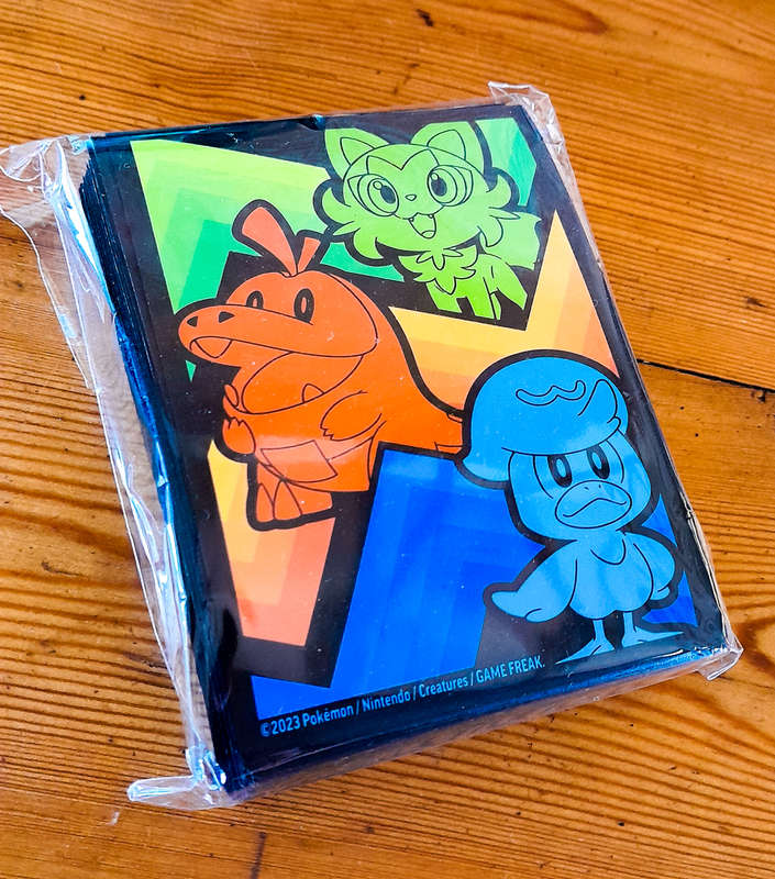Pokemon Trading Card Game Sleeves - 65 Official Pokemon Card Sleeves - Paldea Evolved