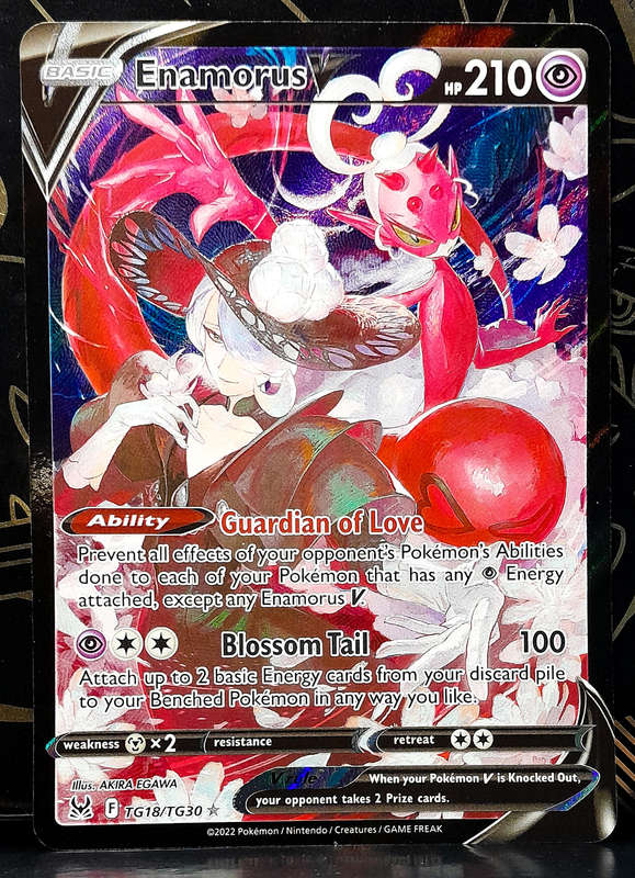 Pokemon Card - Enamorus TG18/TG30 - Trainer Gallery - Lost Origin NM