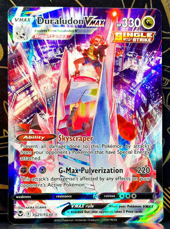 Pokemon Card - Duraludon Vmax TG21/TG30 - Trainer Gallery - Silver Tempest NM