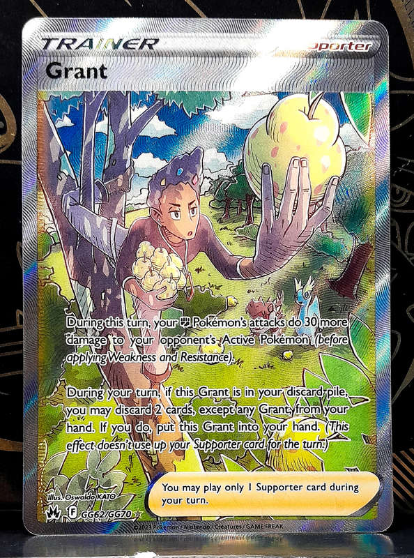 Pokemon Card - Grant GG62/GG70 - Full Art Trainer - Galarian Gallery - Crown Zenith NM