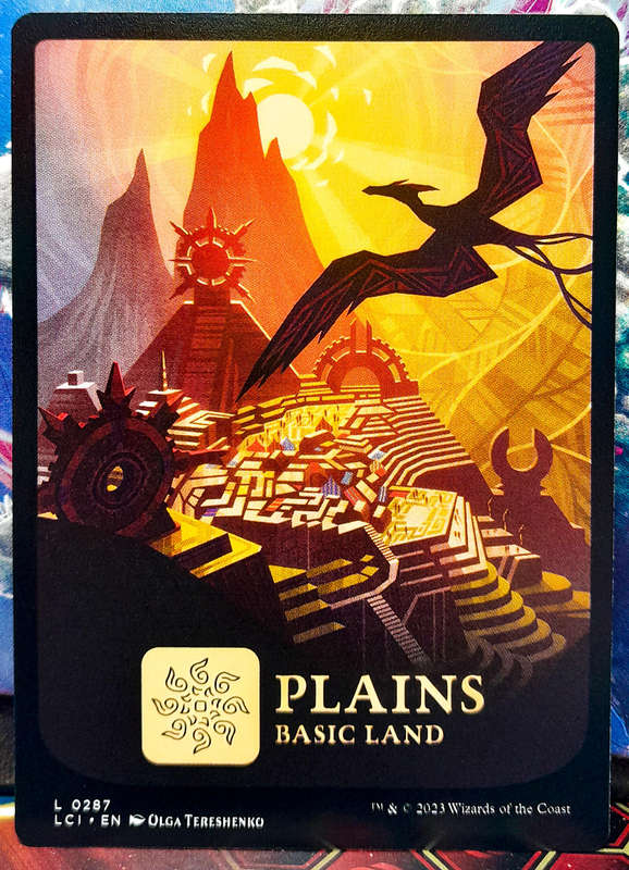 Magic the Gathering - Plains Basic Land (0287) - THE LOST CAVERNS OF IXALAN
