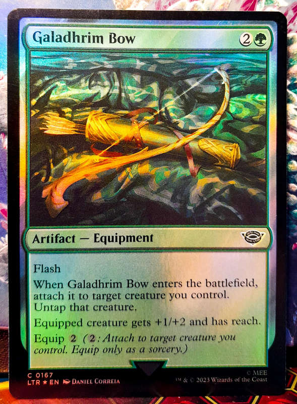 Magic the Gathering - Galadhrim Bow LTR 0167 - FOIL - Lord of the Rings - NM
