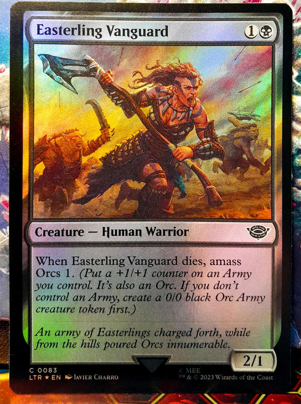 Magic the Gathering - Easterling Vangaurd LTR 0083 - FOIL - Lord of the Rings - NM