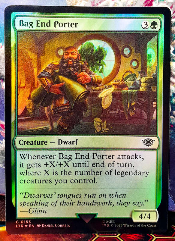 Magic the Gathering - Bag End Porter LTR 0153 - FOIL - Lord of the Rings - NM