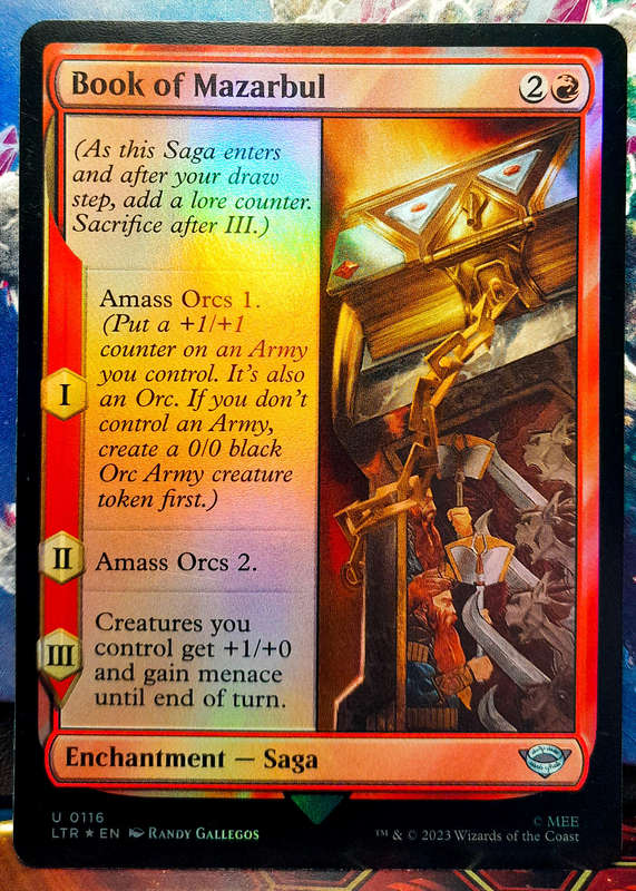 Magic the Gathering - Book of Mazarbul LTR 0116 - FOIL - Lord of the Rings - NM