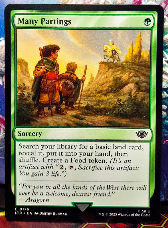 Magic the Gathering - Many Partings LTR 0176 - Common - Lord of the Rings - NM