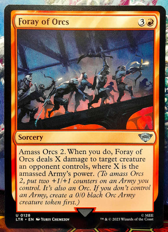 Magic the Gathering - Foray of Orcs LTR 0128 - Uncommon - Lord of the Rings - NM
