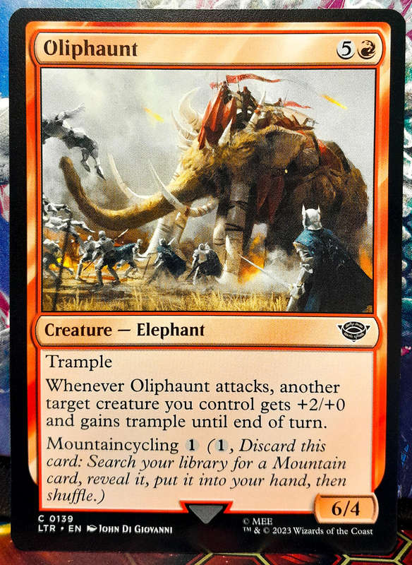 Magic the Gathering - Oliphaunt LTR 0139 - Common - Lord of the Rings - NM