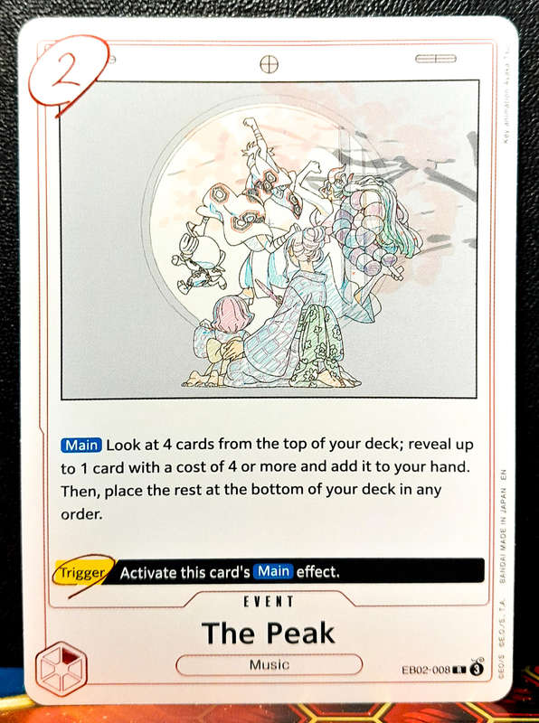 One Piece Trading Card Game - The Peak EB02-008 - Holofoil - NM