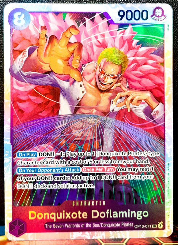 One Piece Trading Card Game - Donquixote Doflamingo OP10-071 - Super RARE - Holofoil - NM