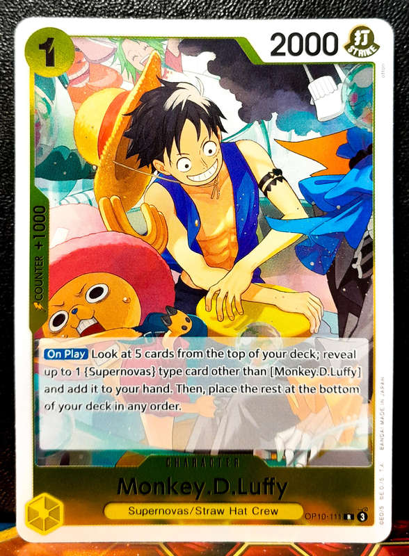 One Piece Trading Card Game - Monkey.D.Luffy OP10-133 - Textured Holofoil - NM
