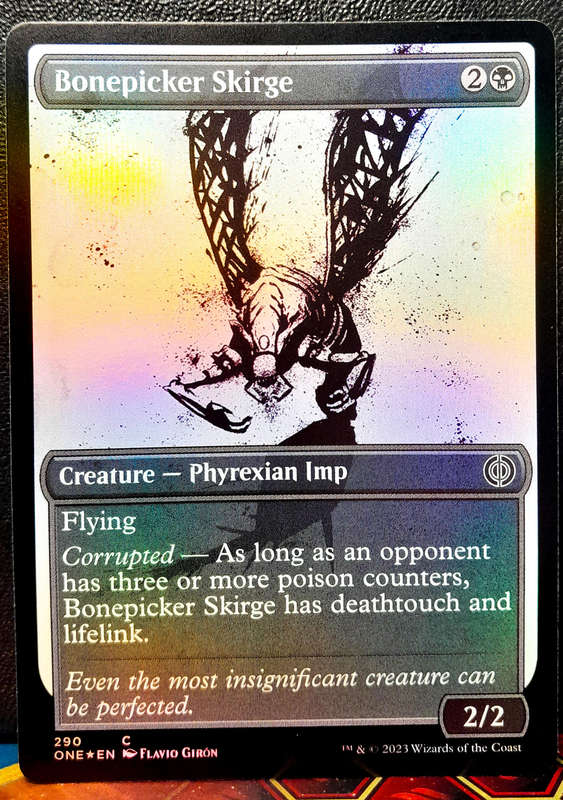 Magic the Gathering - Bonepicker Skirge ONE 290 - FOIL - Phyrexia: All will be One - NM