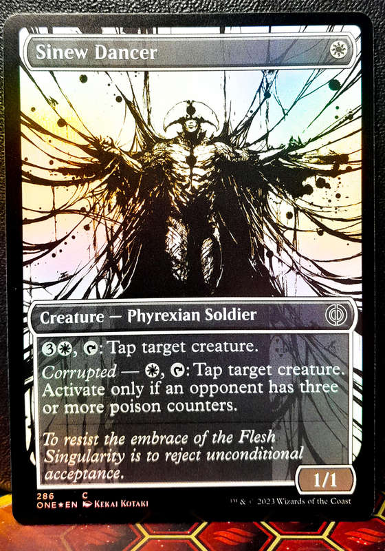 Magic the Gathering - Sinew Dancer ONE 286 - FOIL - Phyrexia: All will be One - NM