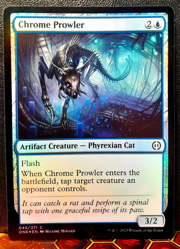 Magic the Gathering - Chrome Prowler ONE 045/271 - FOIL - Phyrexia: All will be One - NM