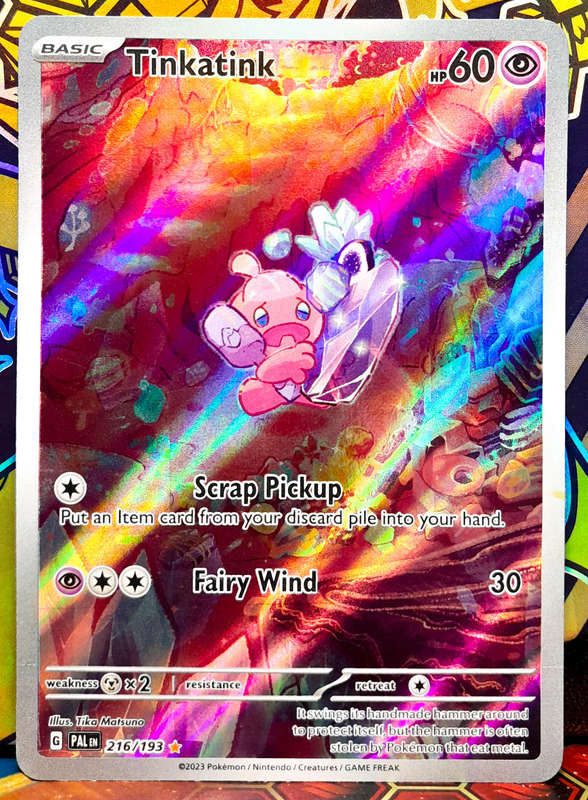 Pokemon Card - Tinkatink 216/193 - Illustraition Rare - Paldea Evolved NM
