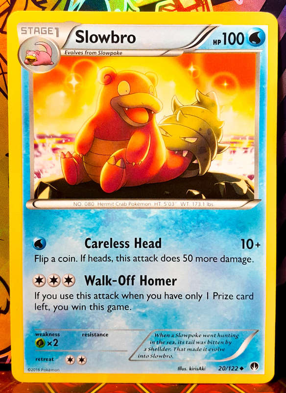 Pokemon Card - Slowbro 20/122 - Uncommon - XY Breakpoint - NM