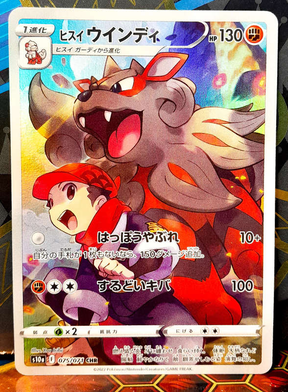 Pokemon Card - Hisuian Arcanine 075/071 - Special Illustraition Rare - Dark Phantasma NM (Japanese)