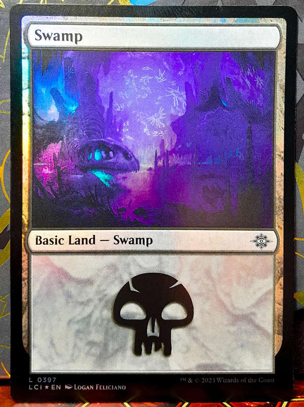 Magic the Gathering - Basic Land - Swamp (397) - FOIL -  Lost Caverns Of Ixalan - NM