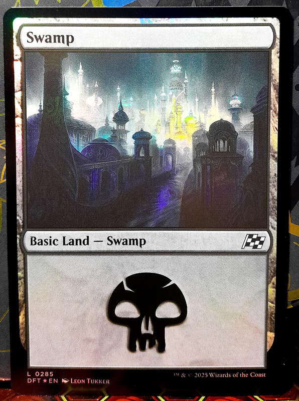 Magic the Gathering - Basic Land - Swamp (285) - FOIL -  Aetherdrift  - NM