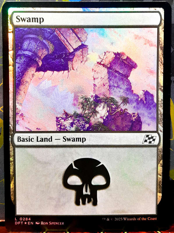 Magic the Gathering - Basic Land - Swamp (284) - FOIL -  Aetherdrift  - NM