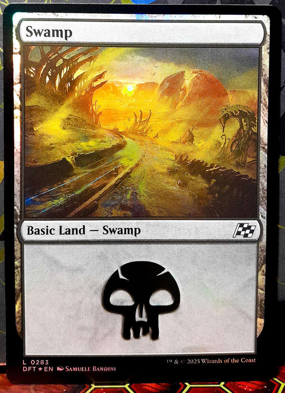 Magic the Gathering - Basic Land - Swamp (283) - FOIL -  Aetherdrift  - NM