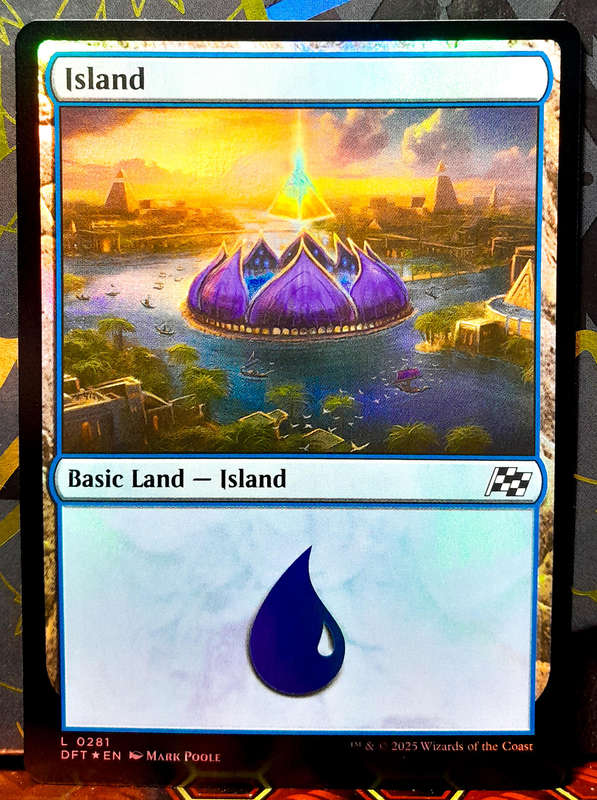 Magic the Gathering - Basic Land - Island (281) - FOIL -  Aetherdrift  - NM