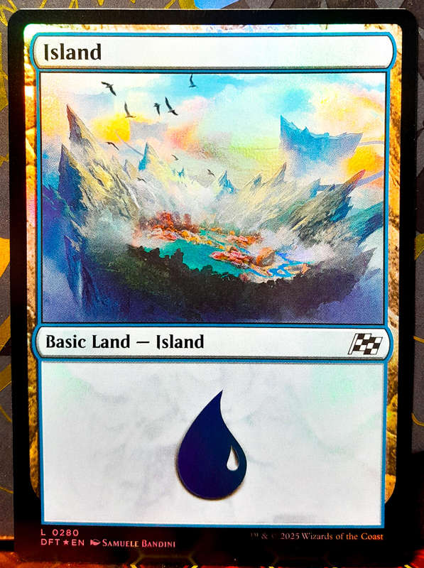Magic the Gathering - Basic Land - Island (280) - FOIL -  Aetherdrift  - NM