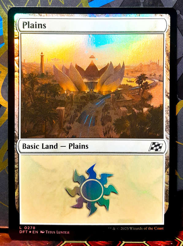 Magic the Gathering - Basic Land - Plains (278) - FOIL -  Aetherdrift  - NM
