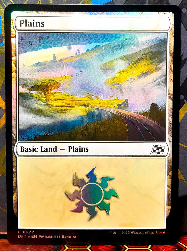 Magic the Gathering - Basic Land - Plains (277) - FOIL -  Aetherdrift  - NM