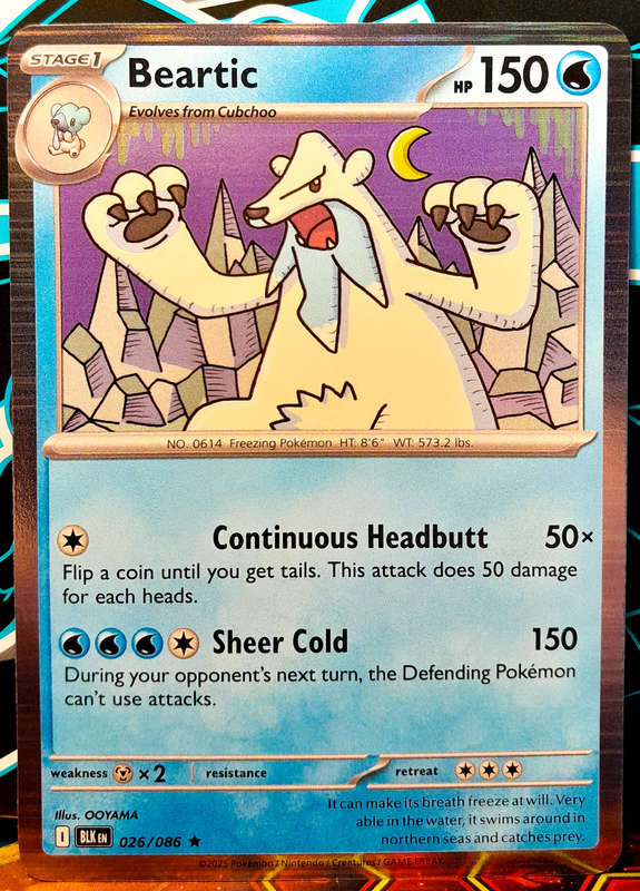 Pokemon Cards - Beatric 026/086 - Holofoil Rare - Black Bolt - NM