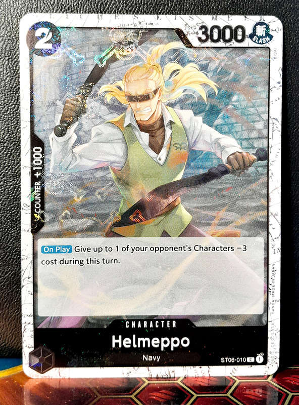 One Piece Trading Card Game - Helmeppo ST06-010 - PIRATE HOLO FOIL - NM