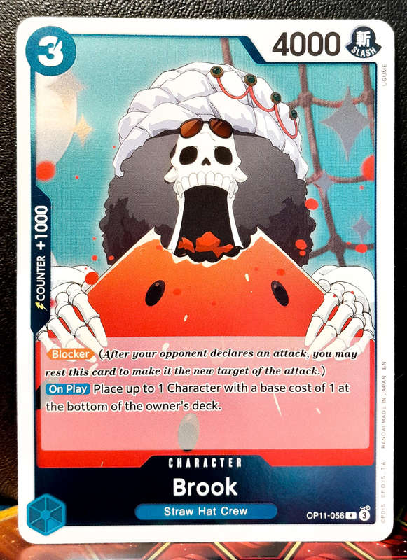 One Piece Trading Card Game - Brook OP11-056 - FOIL RARE  - NM