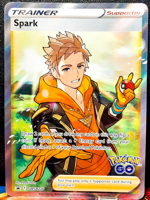 Pokemon Card - Spark SWSH226 - Textured Holofoil - Black star Promo NM