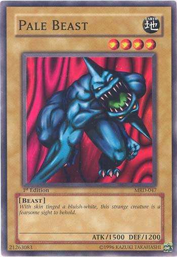Yu-Gi-Oh! Card - Pale Beast - MRD-EN047 - NM