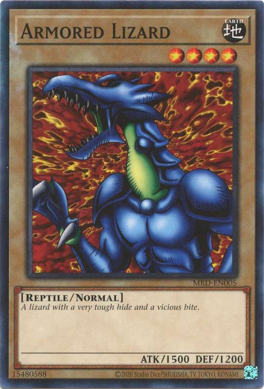Yu-Gi-Oh! Card - Armored Lizard - MRD-EN005 - NM