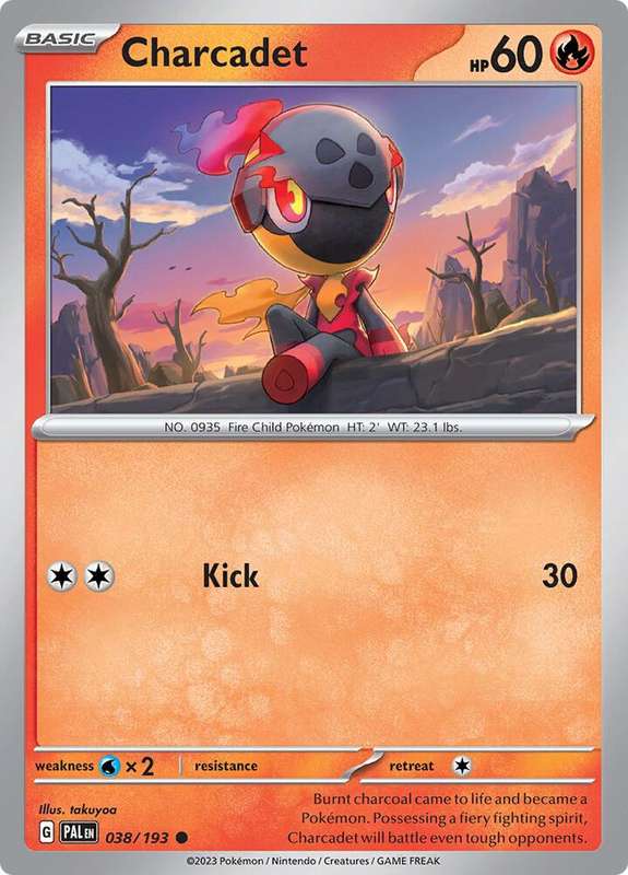 Pokemon Card - Charcadet 038/193 - Common - Paldea Evolved NM