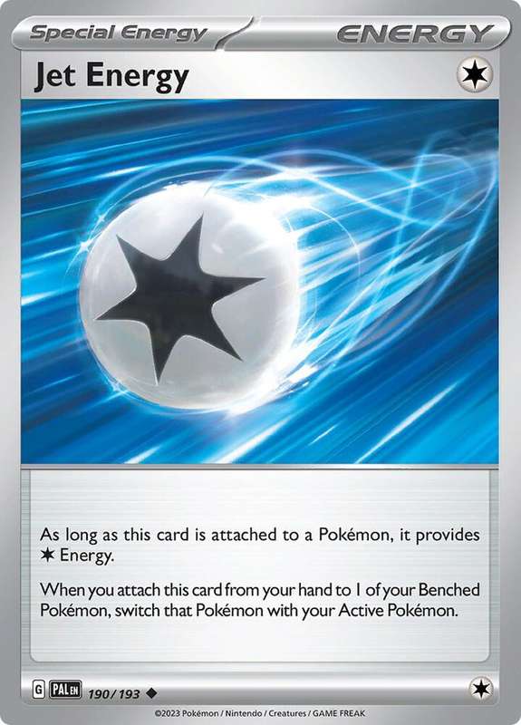 Pokemon Card - Jet Energy 190/193 - Special Energy - Paldea Evolved NM