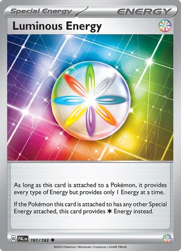 Pokemon Card - Luminous Energy 191/193 - Special Energy - Paldea Evolved NM