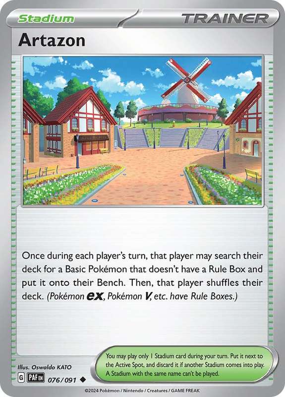 Pokemon Card - Artazon 171/193 - Stadium Trainer - Paldea Evolved NM