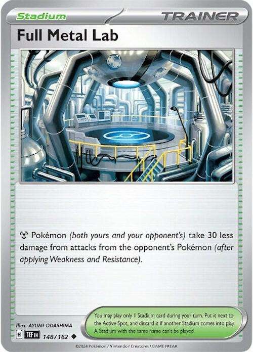 Pokemon Card - Full Metal Lab 148/162 - Stadium Trainer - Temporal Forces NM