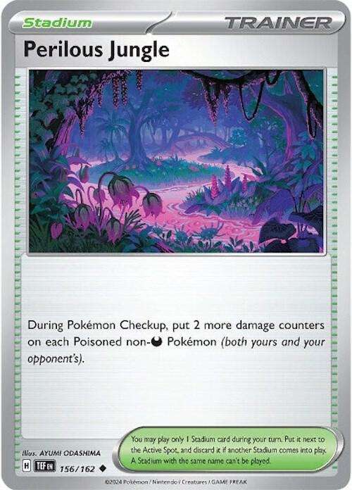 Pokemon Card - Perilous Jungle 156/162 - Stadium Trainer - Temporal Forces NM