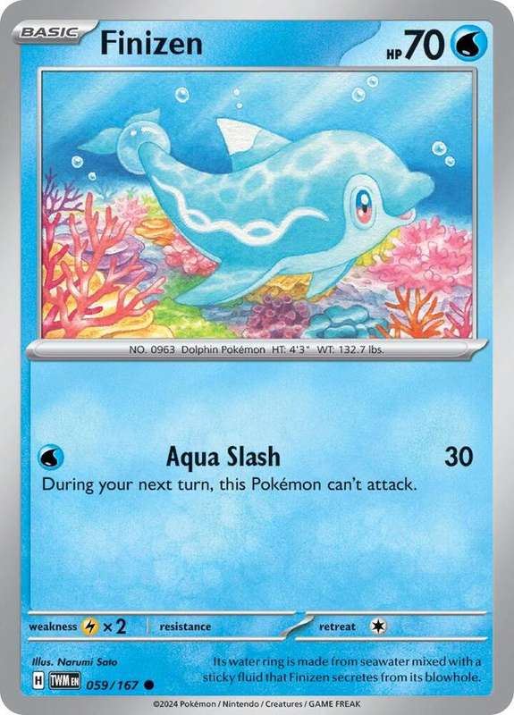 Pokemon Cards - Finizen 059/167 - Common - Twighlight Masquerade (NM)