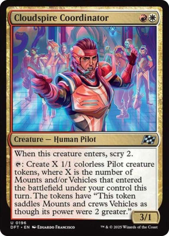 Magic the Gathering - Cloudspire Coordinator DFT0196 - Uncommon -  Aetherdrift  - NM